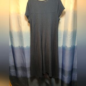 Chicos Navy Blue Stretchy Maxi Dress